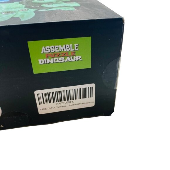 Free to Fly Take Apart DIY Assemble Puzzle Dinosaur Toys Raptor T-Rex Stegosauru - Picture 5 of 5